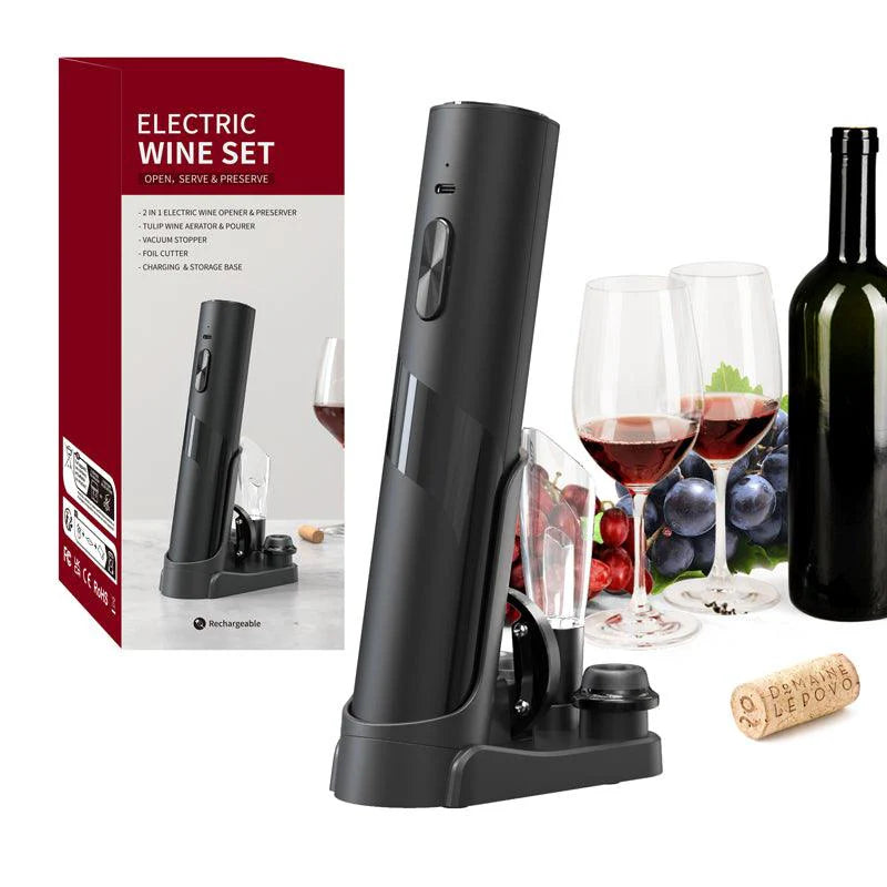 SwiftSavor™ - Rechargeable Wine Opener